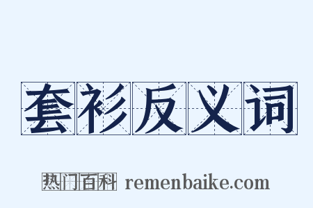 套衫反义词是什么意思的图片